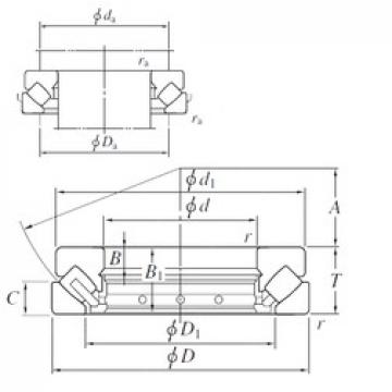 200 mm x 280 mm x 15 mm  KOYO 29240 المحامل الدوارة الاتجاه