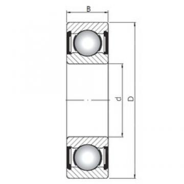 55 mm x 80 mm x 13 mm  ISO 61911 ZZ الكرات الأخدود العميق