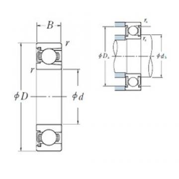 65 mm x 120 mm x 23 mm  NSK BL 213 Z الكرات الأخدود العميق