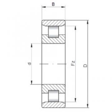 60 mm x 150 mm x 35 mm  ISO N412 محامل أسطوانية