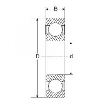 160 mm x 240 mm x 38 mm  SIGMA 6032 الكرات الأخدود العميق