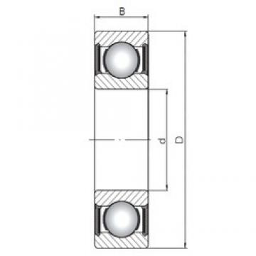 80 mm x 170 mm x 39 mm  ISO 6316-2RS الكرات الأخدود العميق