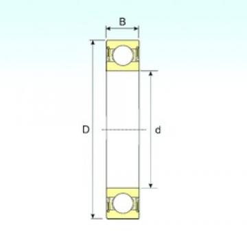 12 mm x 30 mm x 8 mm  ISB 16101-2RS الكرات الأخدود العميق