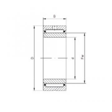 50 mm x 72 mm x 22 mm  ISO NA4910 محامل إبرة الأسطوانة