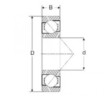 139,7 mm x 241,3 mm x 34,93 mm  SIGMA LJT 5.1/2 الاتصال الكرات الزاوي