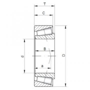 50,8 mm x 112,712 mm x 30,162 mm  ISO 39573/39520 تناقص الأسطوانة المحامل