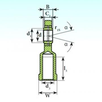 25 mm x 42 mm x 20 mm  ISB SI 25 ES محامل عادي