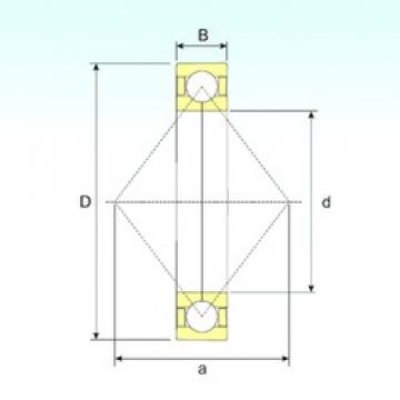 25 mm x 62 mm x 17 mm  ISB QJ 305 N2 M الاتصال الكرات الزاوي