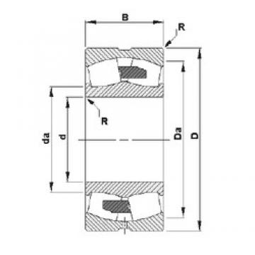 320 mm x 480 mm x 121 mm  Timken 23064YMB محامل كروية