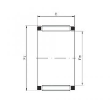 ISO K21x25x17 محامل إبرة الأسطوانة