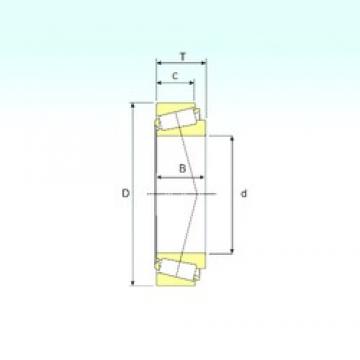 30 mm x 62 mm x 16 mm  ISB 30206 تناقص الأسطوانة المحامل