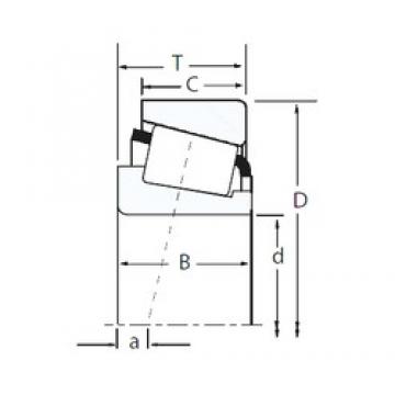 30,162 mm x 76,2 mm x 20,94 mm  Timken 28118/28300 تناقص الأسطوانة المحامل