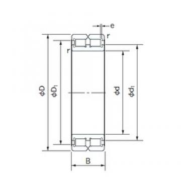 180 mm x 250 mm x 69 mm  NACHI RC4936 محامل أسطوانية