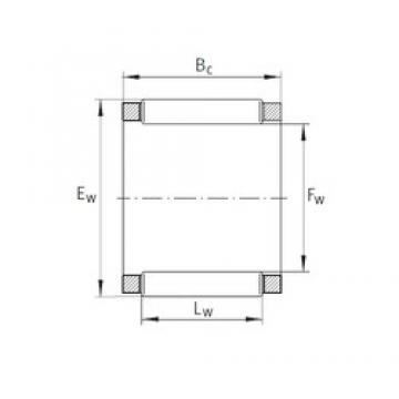 INA KBK 10x13x14,5 محامل إبرة الأسطوانة