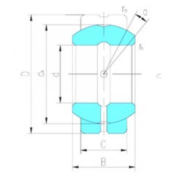 50 mm x 90 mm x 56 mm  LS GEG50ES محامل عادي