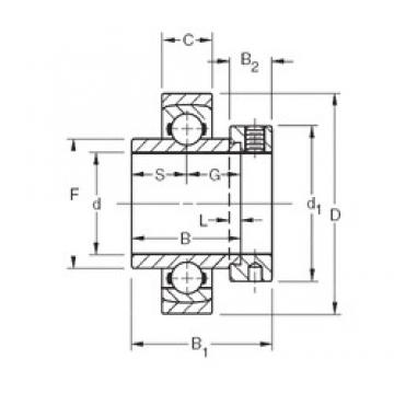 55,5625 mm x 110 mm x 55,56 mm  Timken SM1203KS الكرات الأخدود العميق