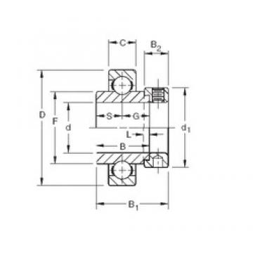 19.05 mm x 52 mm x 34,93 mm  Timken SMN012K الكرات الأخدود العميق