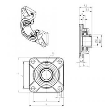 SNR USF205 تحمل وحدات