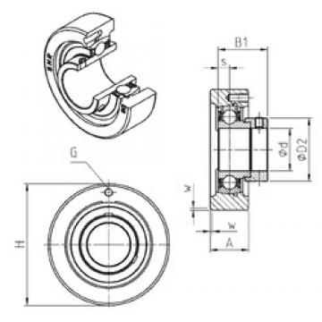 SNR ESC205 تحمل وحدات