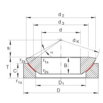 INA GE260-AW محامل عادي