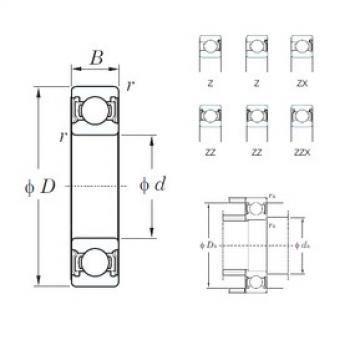 15 mm x 35 mm x 11 mm  KOYO 6202Z الكرات الأخدود العميق