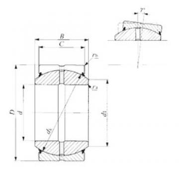 19.05 mm x 31,75 mm x 16,66 mm  IKO SBB 12-2RS محامل عادي