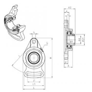 SNR USFA208 تحمل وحدات