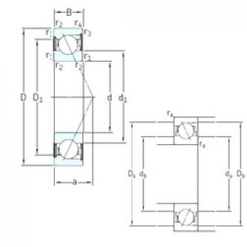 17 mm x 40 mm x 12 mm  SKF SS7203 CD/HCP4A الاتصال الكرات الزاوي