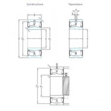 220 mm x 300 mm x 60 mm  SKF 23944-2CS/VT143 محامل كروية