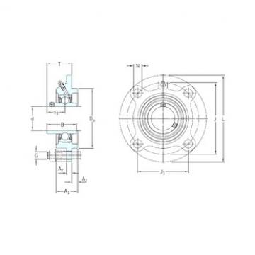 SKF FYC 65 TF تحمل وحدات