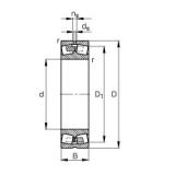 440 mm x 650 mm x 157 mm  FAG 23088-MB محامل كروية