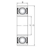 12 mm x 37 mm x 12 mm  ISO 6301 ZZ الكرات الأخدود العميق