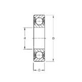 45 mm x 75 mm x 16 mm  CYSD 6009-ZZ الكرات الأخدود العميق