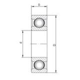 150 mm x 270 mm x 45 mm  ISO 6230 الكرات الأخدود العميق