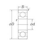 6,35 mm x 15,875 mm x 4,978 mm  KOYO EE11/2 الكرات الأخدود العميق