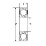 160 mm x 240 mm x 38 mm  SIGMA 6032 الكرات الأخدود العميق