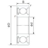 20 mm x 37 mm x 9 mm  NACHI 6904NSE الكرات الأخدود العميق