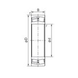 60 mm x 110 mm x 28 mm  NACHI 22212EX محامل أسطوانية