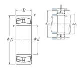 160 mm x 290 mm x 80 mm  NSK 22232CDE4 محامل كروية