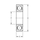 100 mm x 265 mm x 60 mm  Timken 7420PW الاتصال الكرات الزاوي