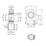 90 mm x 130 mm x 60 mm  INA GIHRK 90 DO محامل عادي