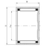 ISO BK152012 محامل أسطوانية