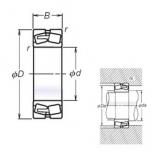 40 mm x 90 mm x 33 mm  NSK 22308L11CAM محامل كروية