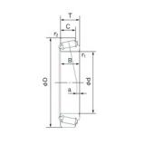 17 mm x 47 mm x 14 mm  NACHI E30303J تناقص الأسطوانة المحامل