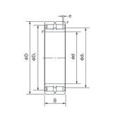 180 mm x 250 mm x 69 mm  NACHI RC4936 محامل أسطوانية