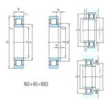 300 mm x 460 mm x 74 mm  PSL NUJ1060 محامل أسطوانية