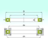 90 mm x 130 mm x 16 mm  ISB CRBH 9016 A المحامل الدوارة الاتجاه