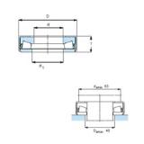 SKF 353118 المحامل الدفعية