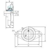 NACHI UCFL216 تحمل وحدات