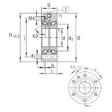 17 mm x 62 mm x 25 mm  INA ZKLF1762-2RS فحوى الكرات